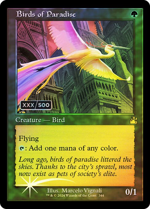 Birds of Paradise from Ravnica Remastered