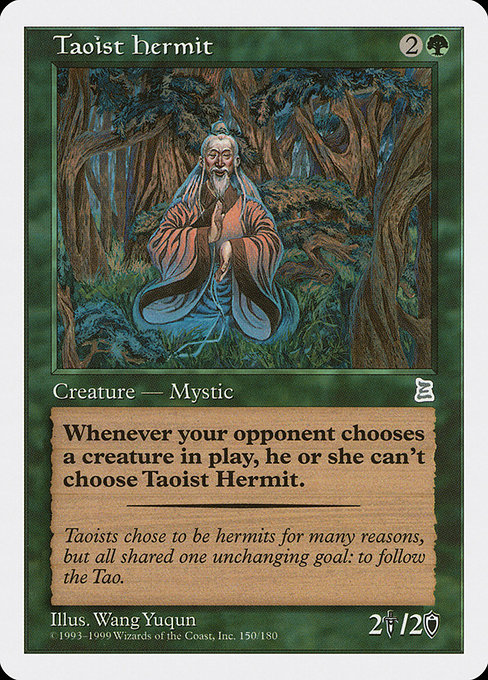 Taoist Hermit highlighted card art