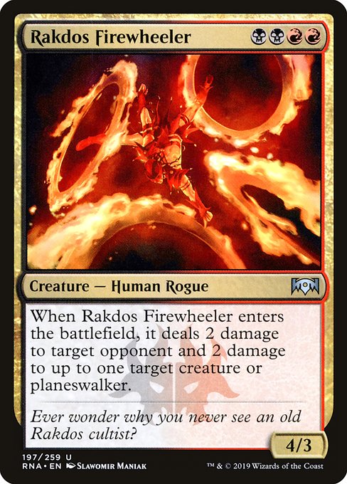 Rakdos Firewheeler from Ravnica Allegiance