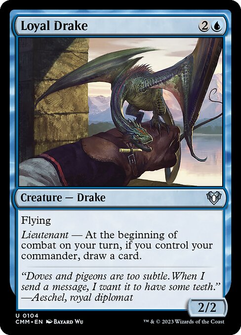 Loyal Drake highlighted card art