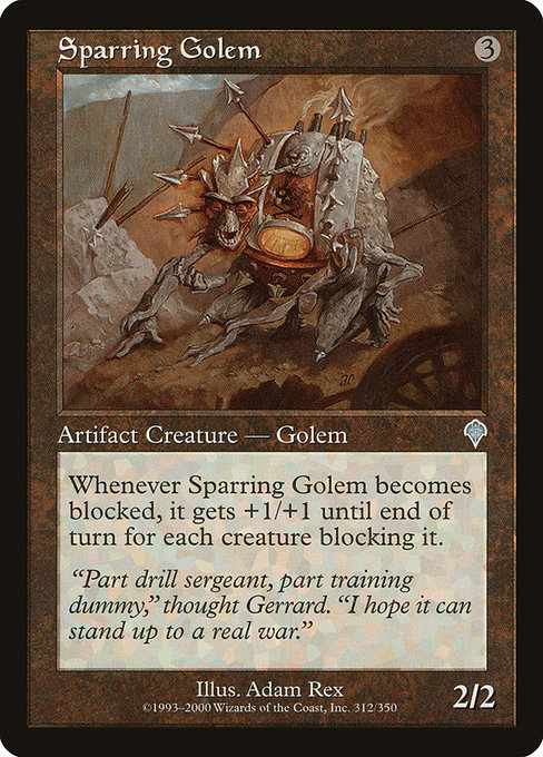 Sparring Golem highlighted card art