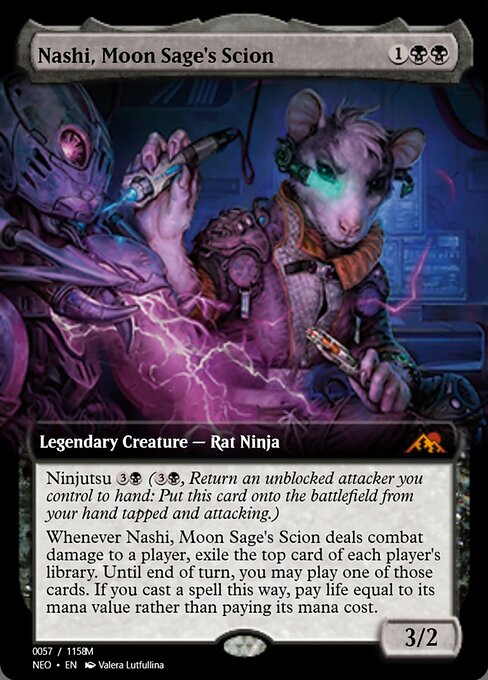 Nashi, Moon Sage's Scion highlighted card art