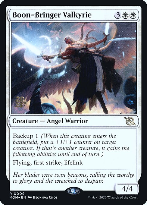 Boon-Bringer Valkyrie from March of the Machine Promos