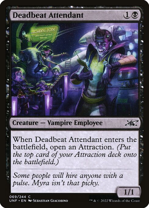 Deadbeat Attendant from Unfinity