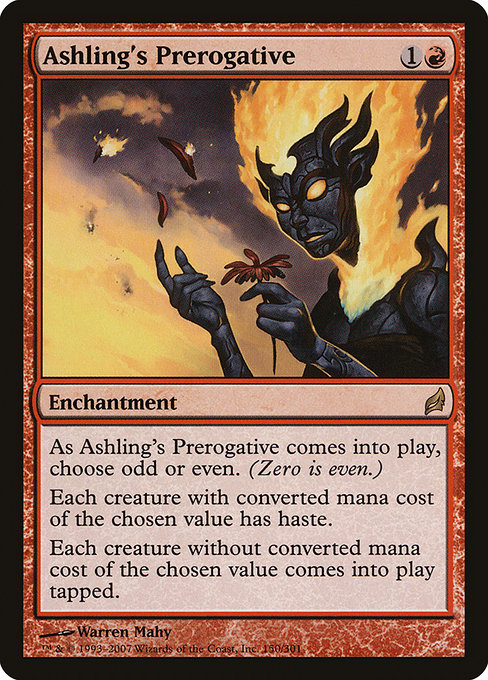 Ashling's Prerogative highlighted card art