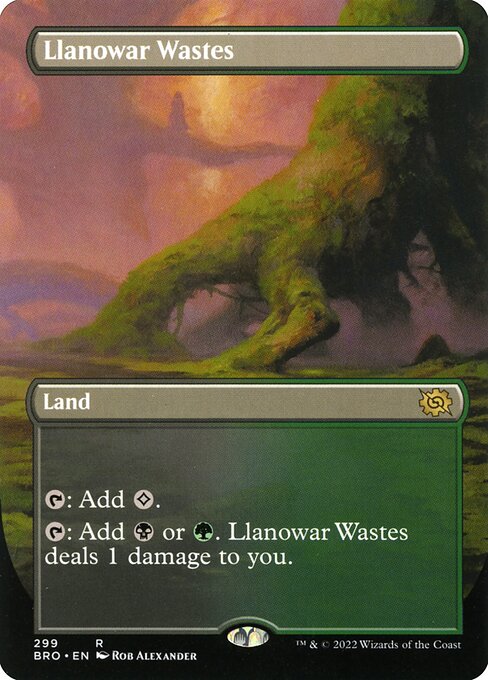 Llanowar Wastes from The Brothers' War