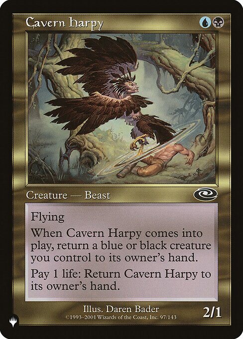 Cavern Harpy highlighted card art