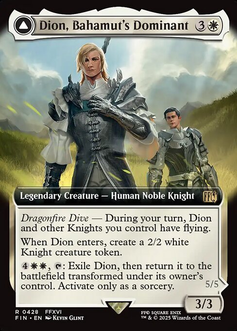 Dion, Bahamut's Dominant // Bahamut, Warden of Light from Final Fantasy