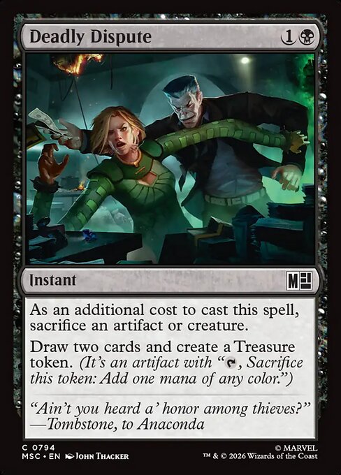 Deadly Dispute highlighted card art