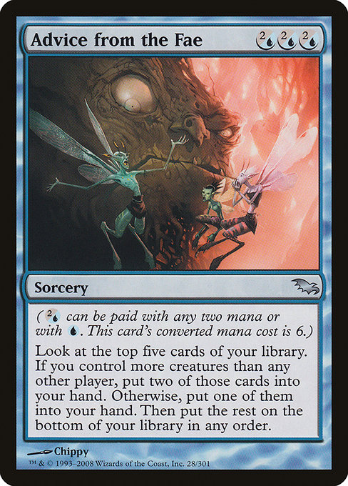Advice from the Fae highlighted card art
