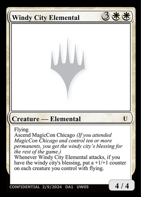 Windy City Elemental highlighted card art