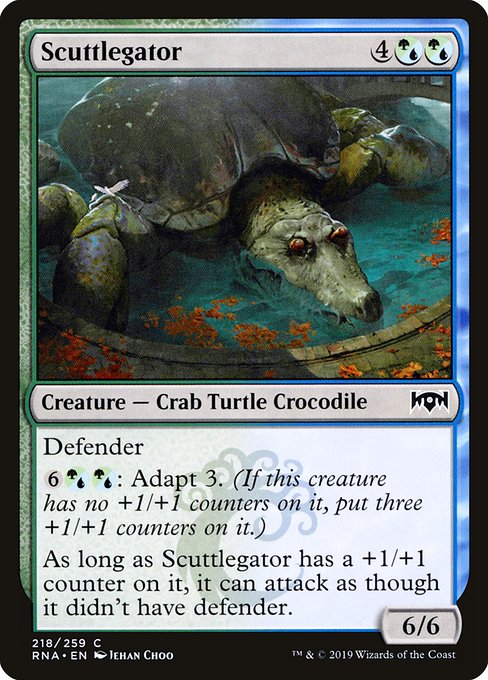 Scuttlegator from Ravnica Allegiance