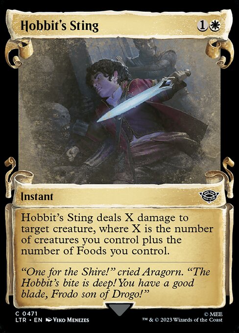 Hobbit's Sting highlighted card art