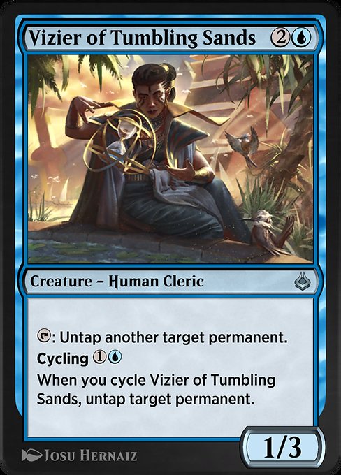 Vizier of Tumbling Sands from Amonkhet Remastered