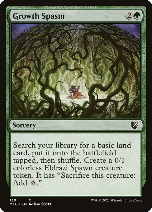 Growth Spasm highlighted card art