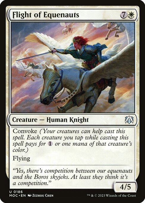 Flight of Equenauts highlighted card art