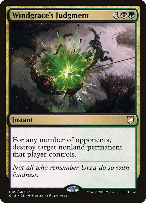 Windgrace's Judgment from Commander 2018