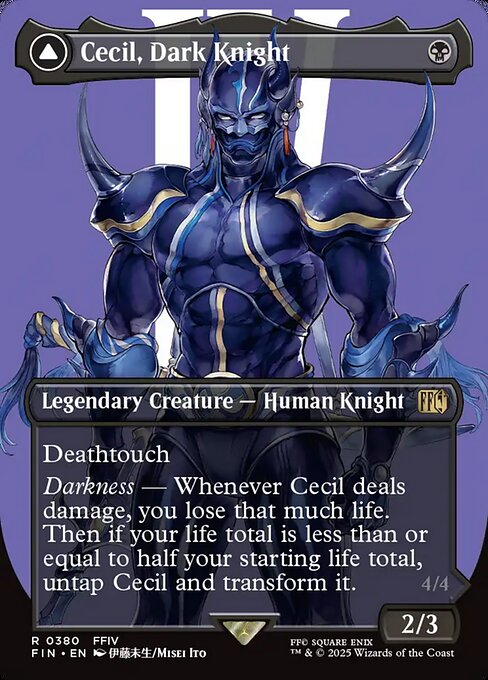 Cecil, Dark Knight // Cecil, Redeemed Paladin from Final Fantasy