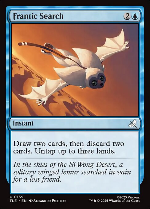Frantic Search highlighted card art