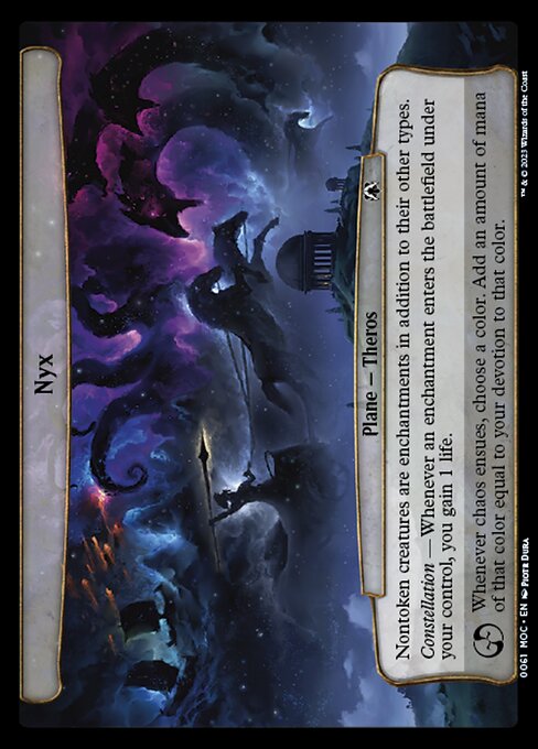 Nyx highlighted card art