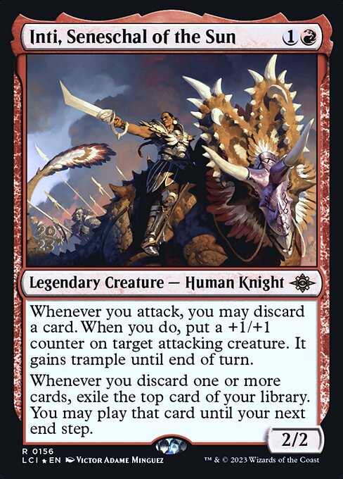 Inti, Seneschal of the Sun from The Lost Caverns of Ixalan Promos