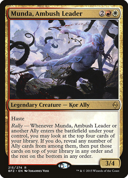 Munda, Ambush Leader from Battle for Zendikar