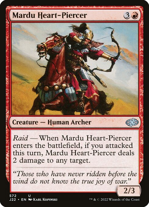 Mardu Heart-Piercer highlighted card art