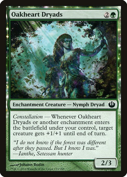Oakheart Dryads highlighted card art