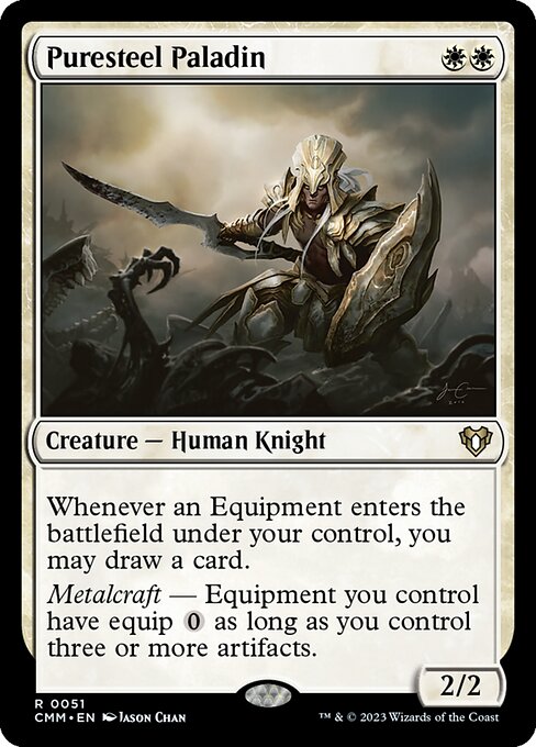 Puresteel Paladin from Commander Masters