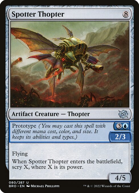 Spotter Thopter highlighted card art