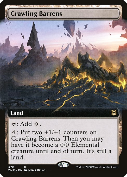 Crawling Barrens from Zendikar Rising