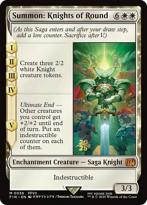Summon: Knights of Round from Final Fantasy Promos
