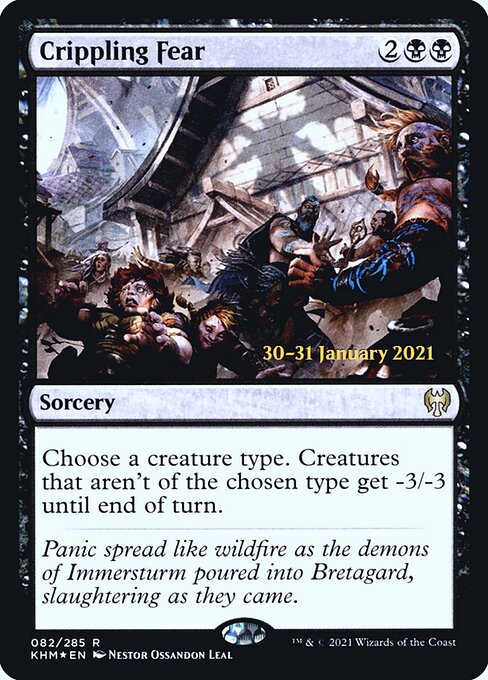 Crippling Fear from Kaldheim Promos