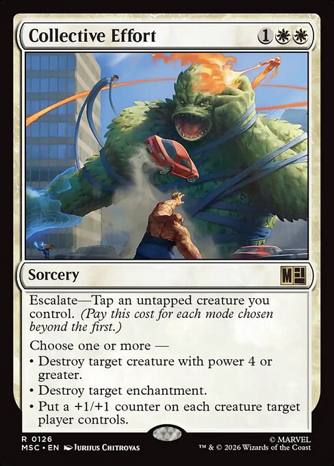 Collective Effort from Marvel Super Heroes Commander