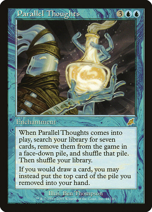 Parallel Thoughts highlighted card art