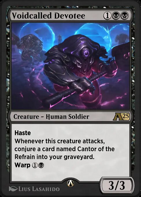 Voidcalled Devotee highlighted card art