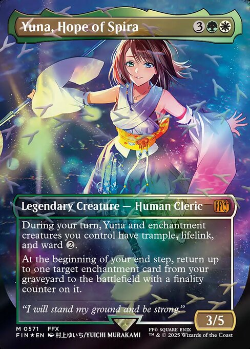 Yuna, Hope of Spira highlighted card art
