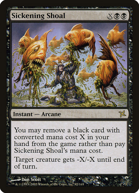 Sickening Shoal highlighted card art