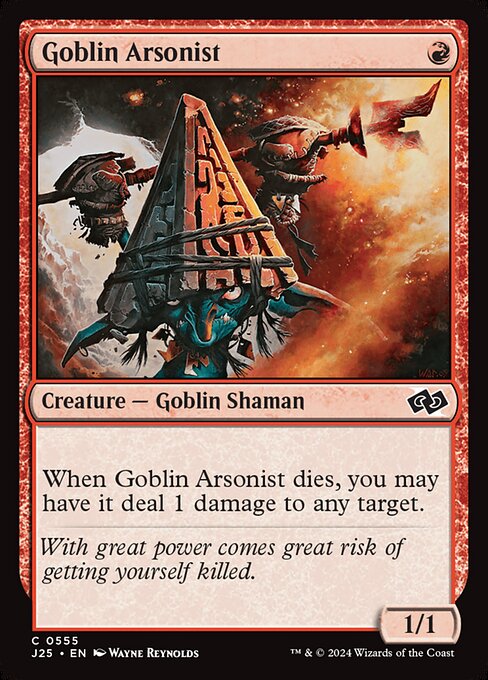 Goblin Arsonist highlighted card art