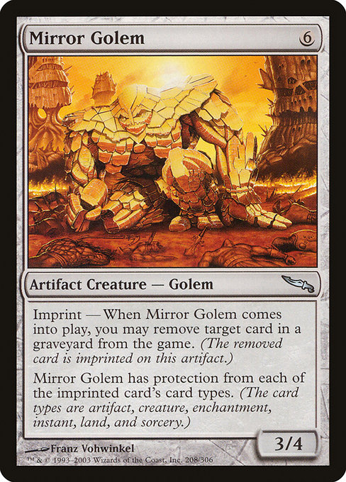 Mirror Golem highlighted card art