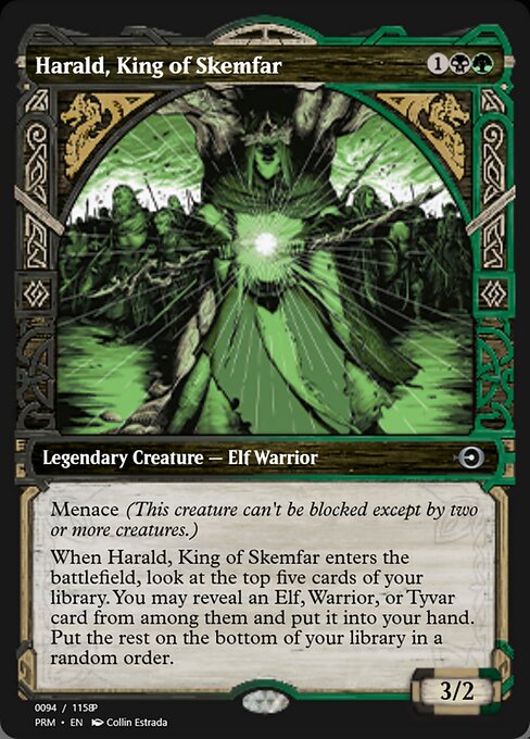 Harald, King of Skemfar highlighted card art