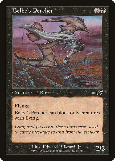 Belbe's Percher highlighted card art
