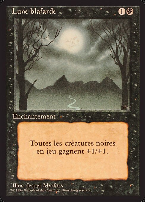 Bad Moon from Foreign Black Border