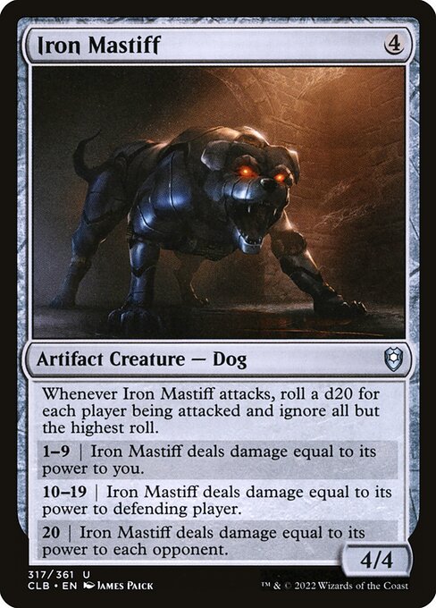 Iron Mastiff highlighted card art