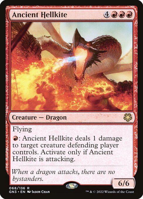 Ancient Hellkite highlighted card art