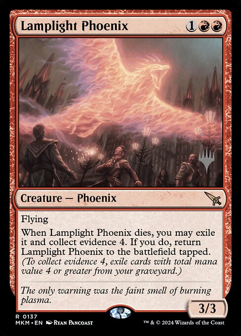 Lamplight Phoenix from Murders at Karlov Manor Promos