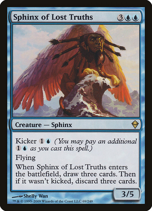 Sphinx of Lost Truths highlighted card art