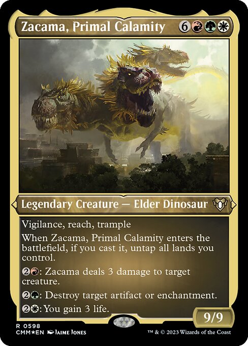 Zacama, Primal Calamity from Commander Masters