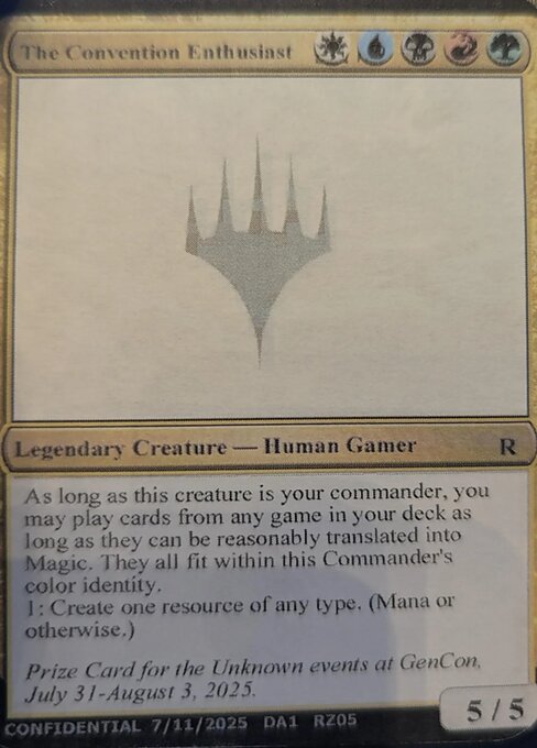 The Convention Enthusiast highlighted card art