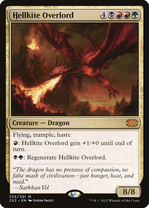 Hellkite Overlord from Double Masters 2022